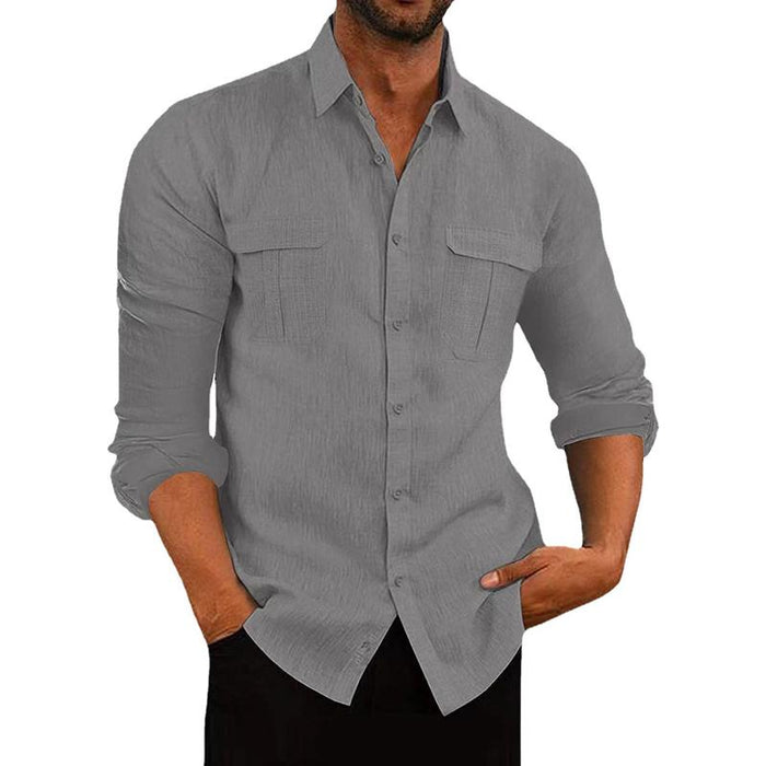 Gerald | Casual Utility Button Shirt