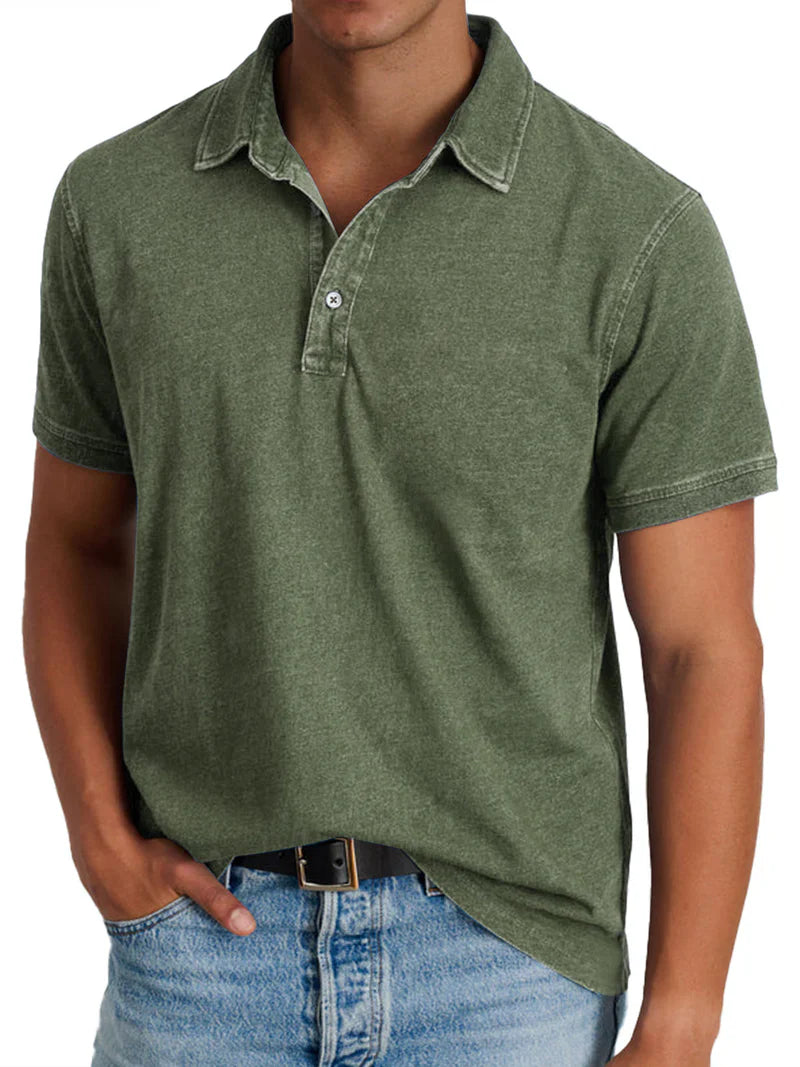 Aiden | Classic Plaid Polo Shirt