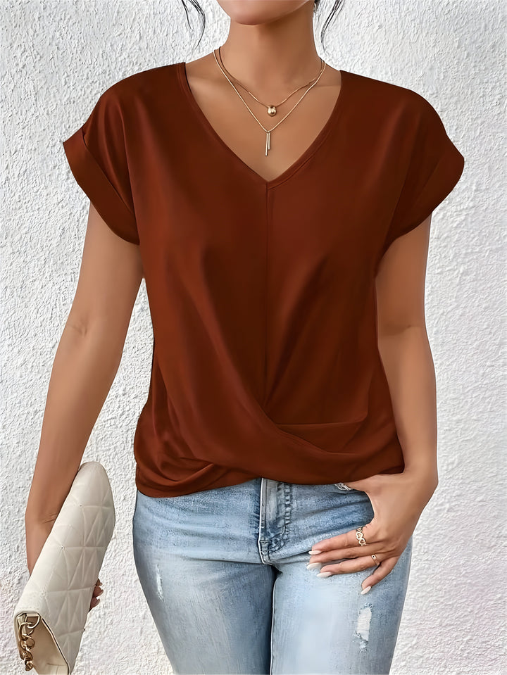 Maia | Relaxed Linen Button-Up Top