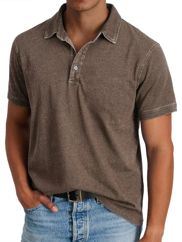Aiden | Classic Plaid Polo Shirt