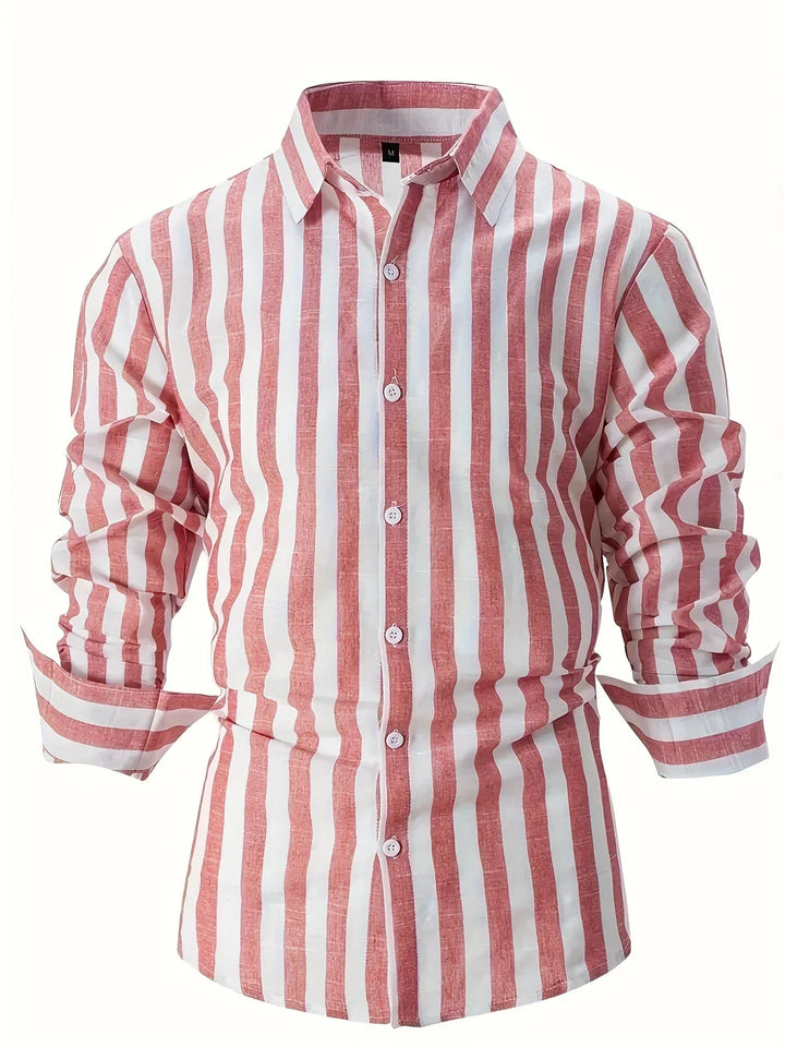Douglas | Vertical Stripe Button Shirt