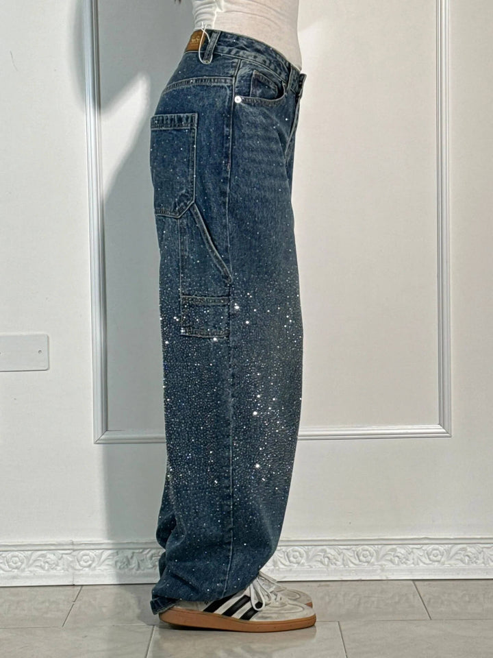 Nina | Sparkle Detail Denim Jeans