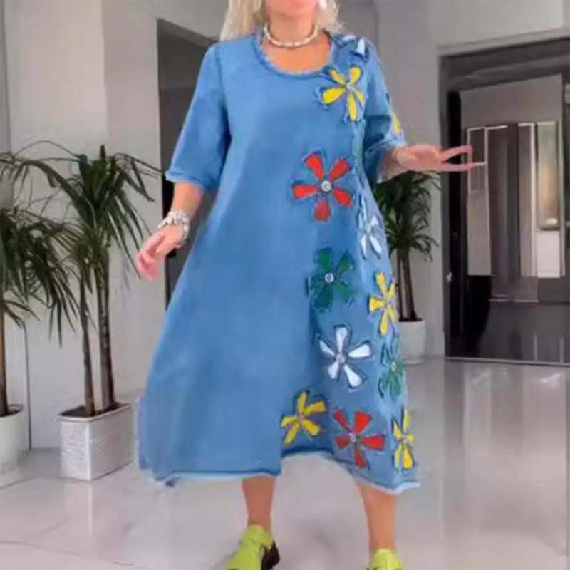 Estelle | Playful Flower Patch Dress