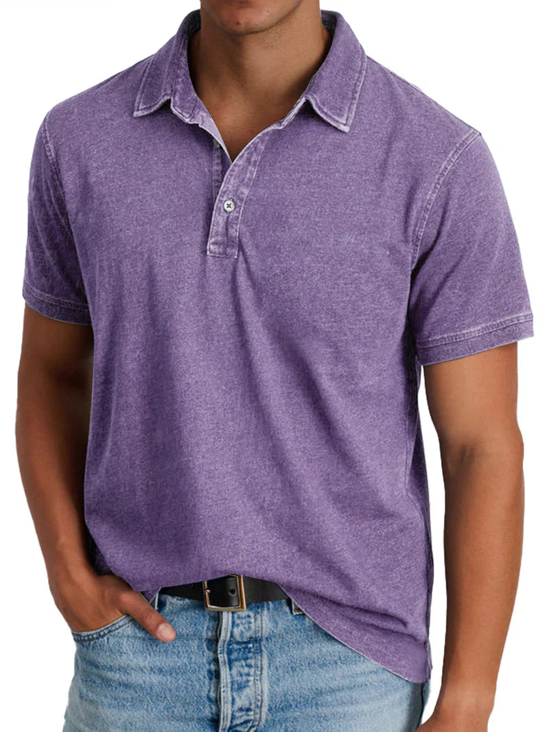 Aiden | Classic Plaid Polo Shirt