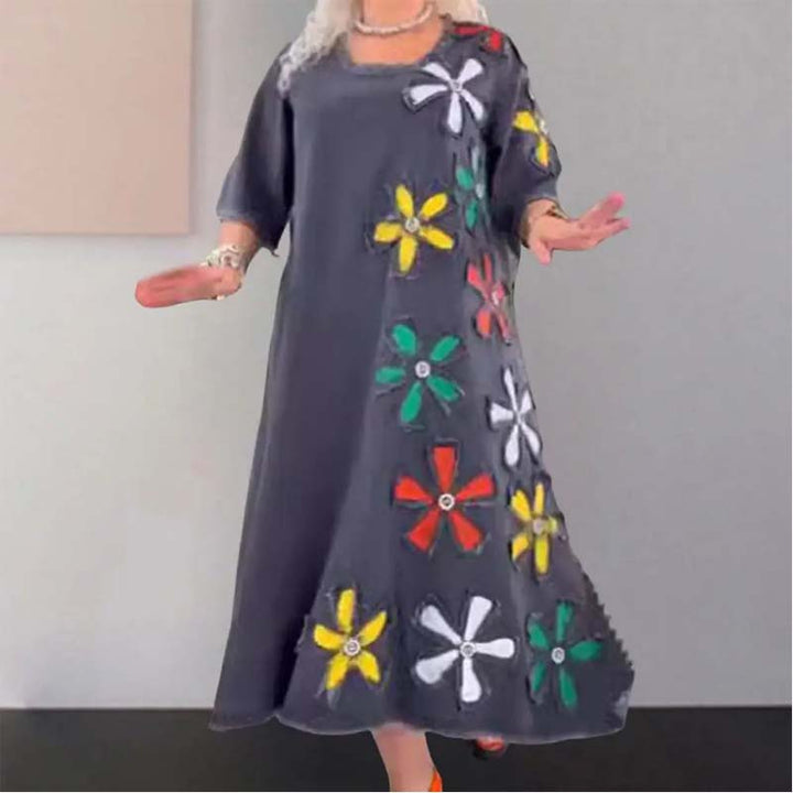 Estelle | Playful Flower Patch Dress