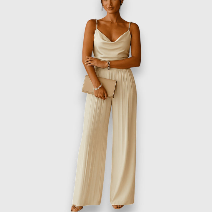 Yelina | Tailored Wide‑Leg Jumpsuit