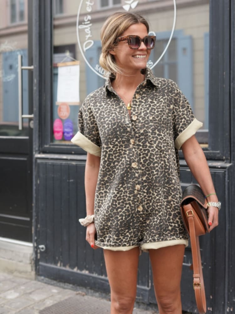 Sophie | Casual Printed Romper