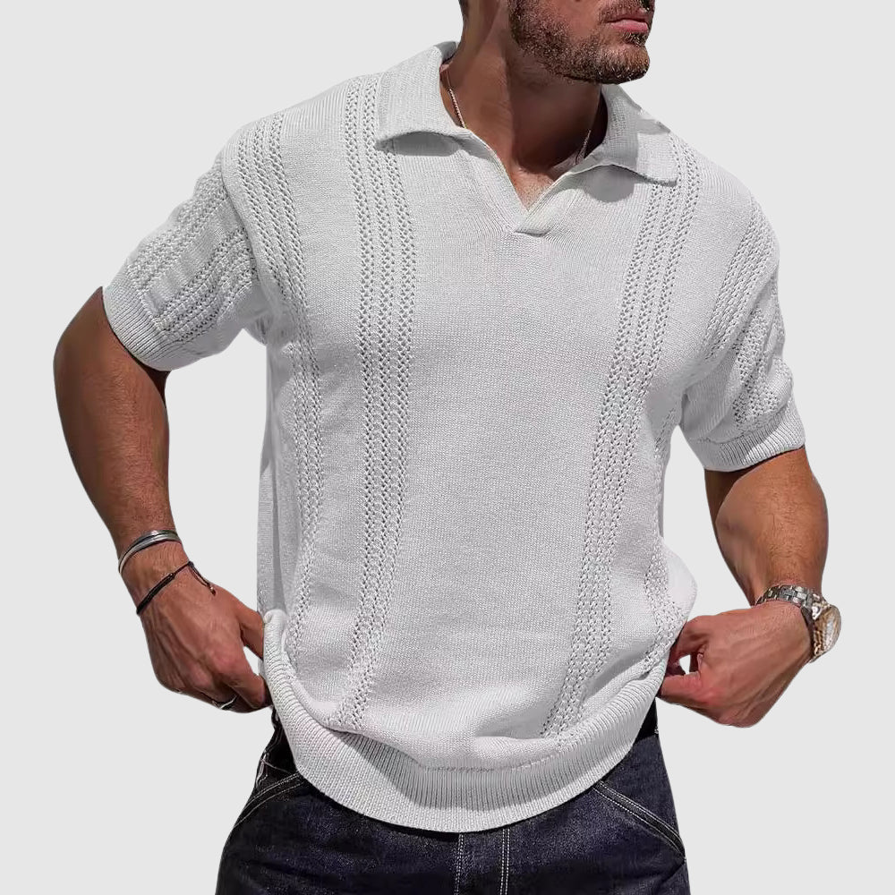 Raymond | Textured Knit Polo