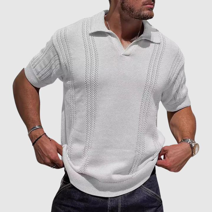 Raymond | Textured Knit Polo