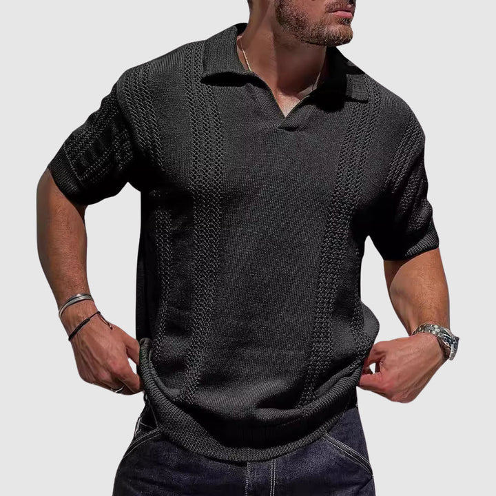 Raymond | Textured Knit Polo