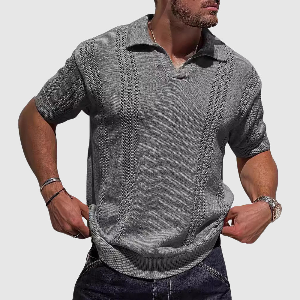 Raymond | Textured Knit Polo