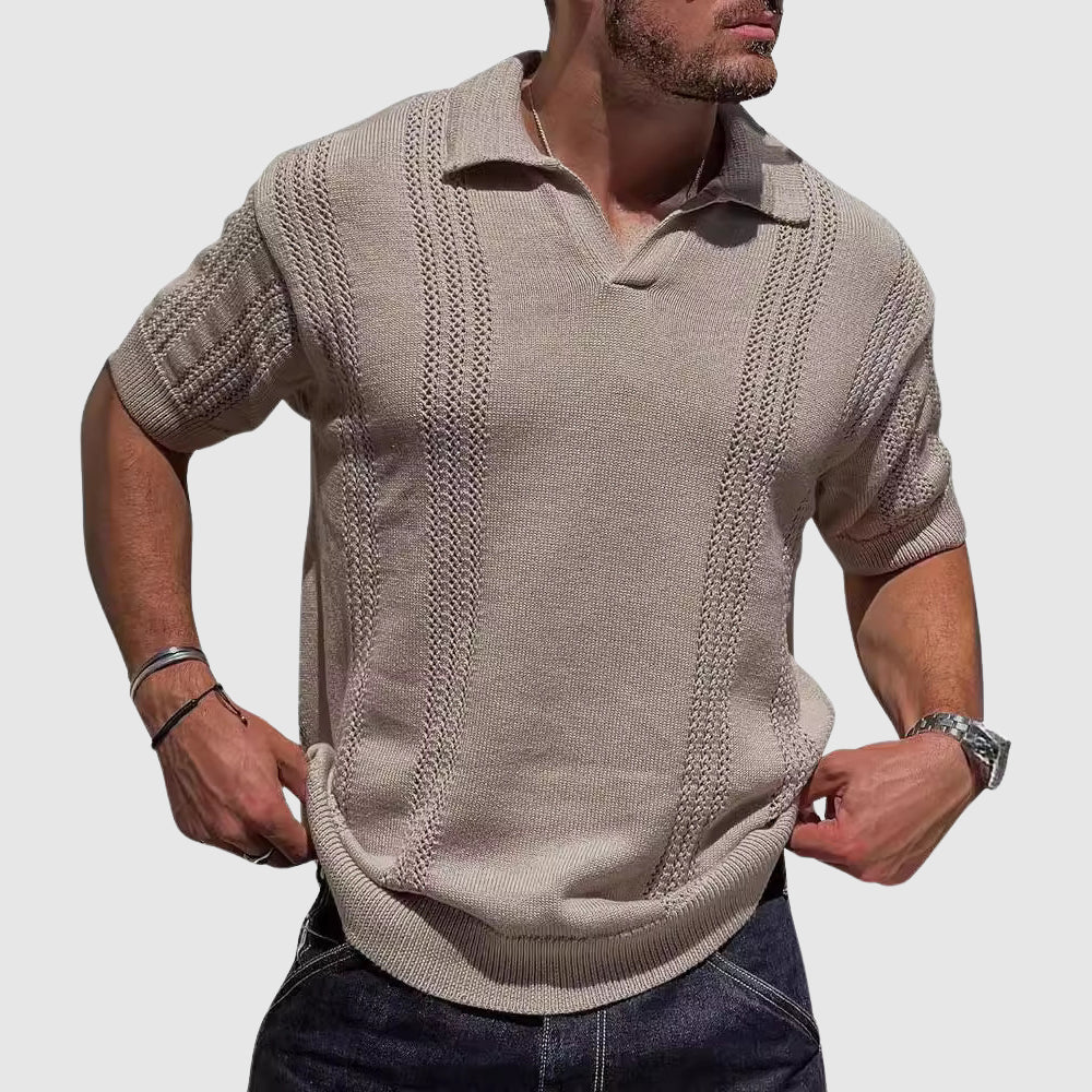 Raymond | Textured Knit Polo