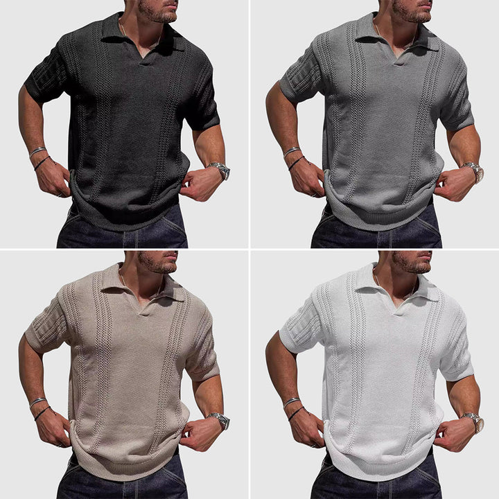 Raymond | Textured Knit Polo