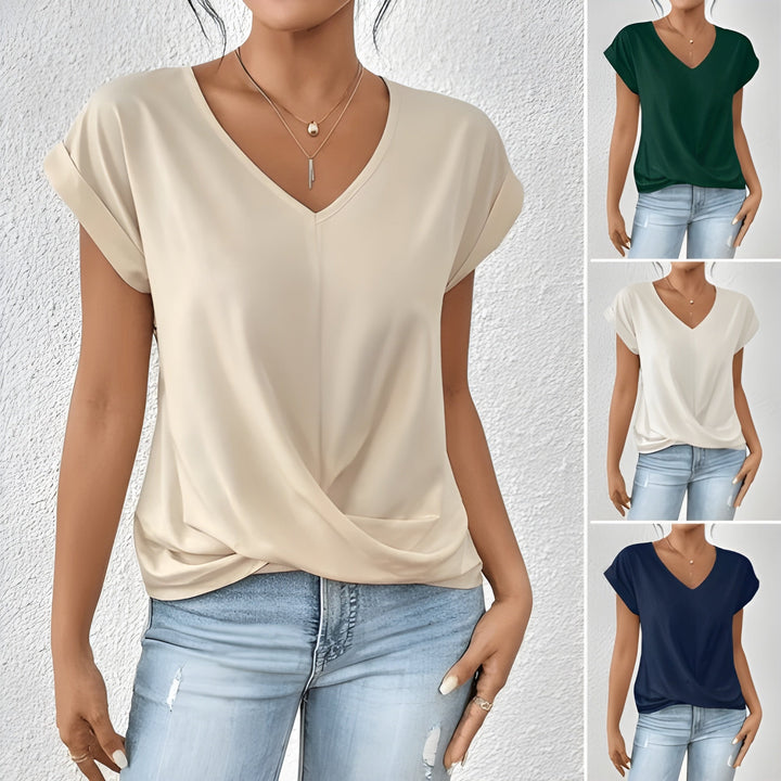 Maia | Relaxed Linen Button-Up Top