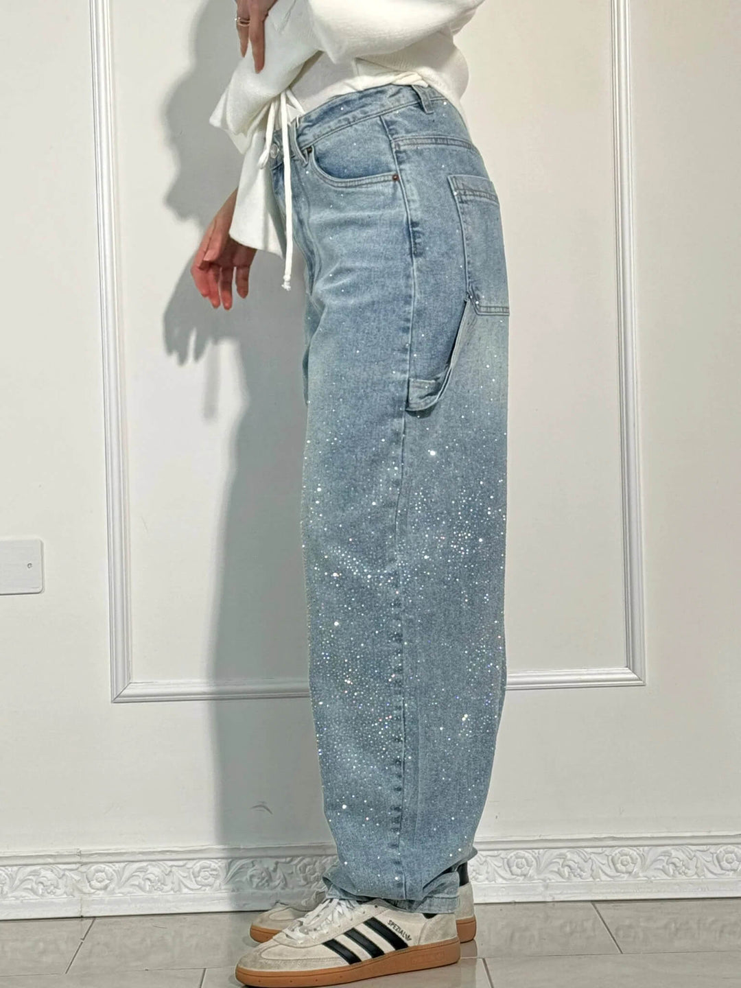 Nina | Sparkle Detail Denim Jeans