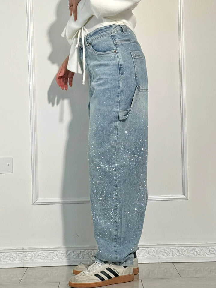 Nina | Sparkle Detail Denim Jeans