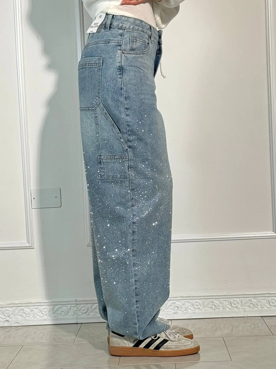 Nina | Sparkle Detail Denim Jeans