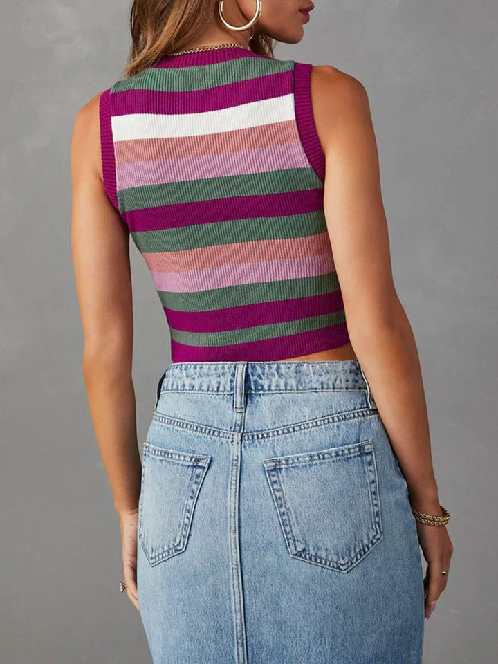 Elaine | Front-Slit Denim Skirt