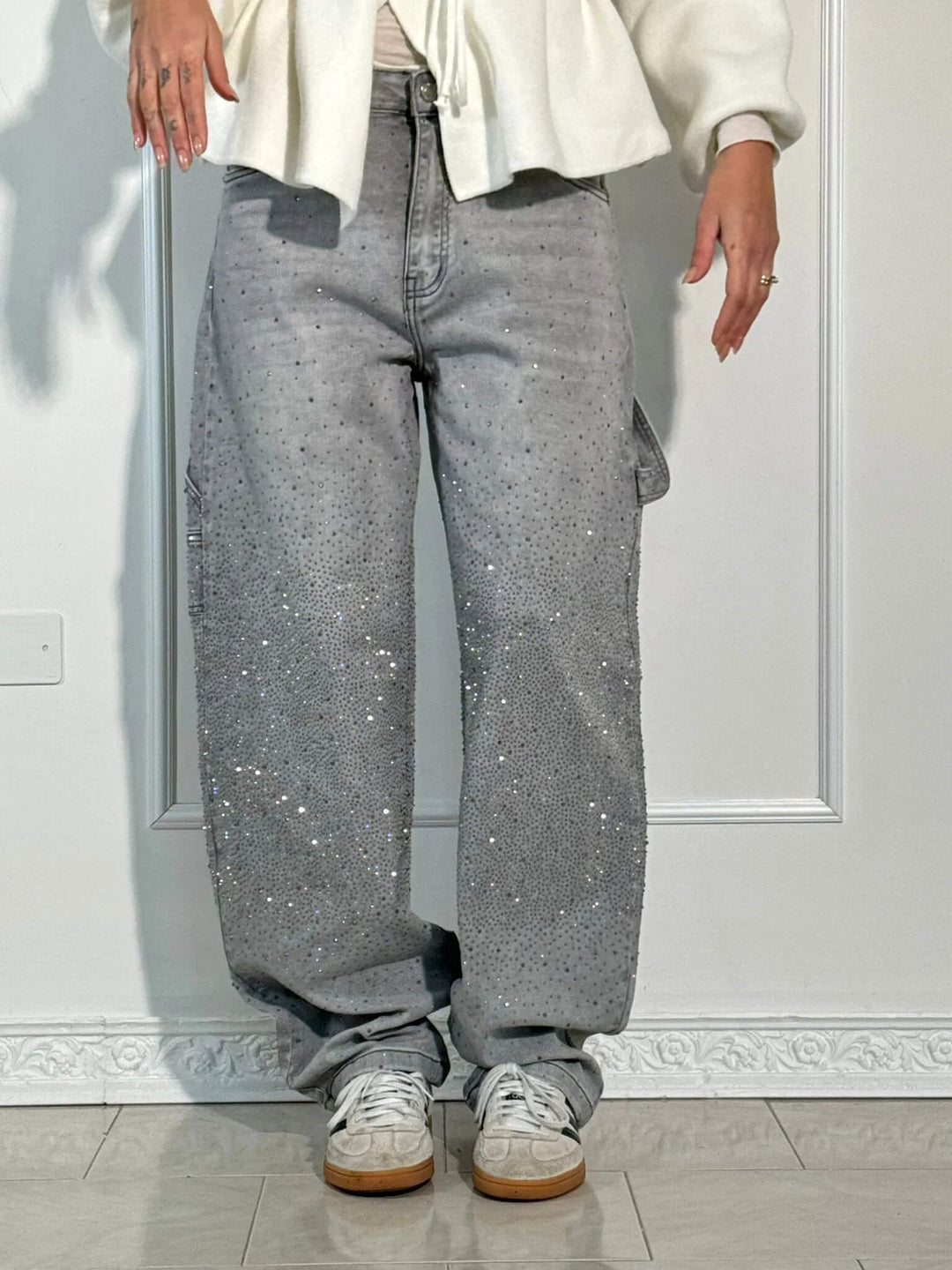 Nina | Sparkle Detail Denim Jeans