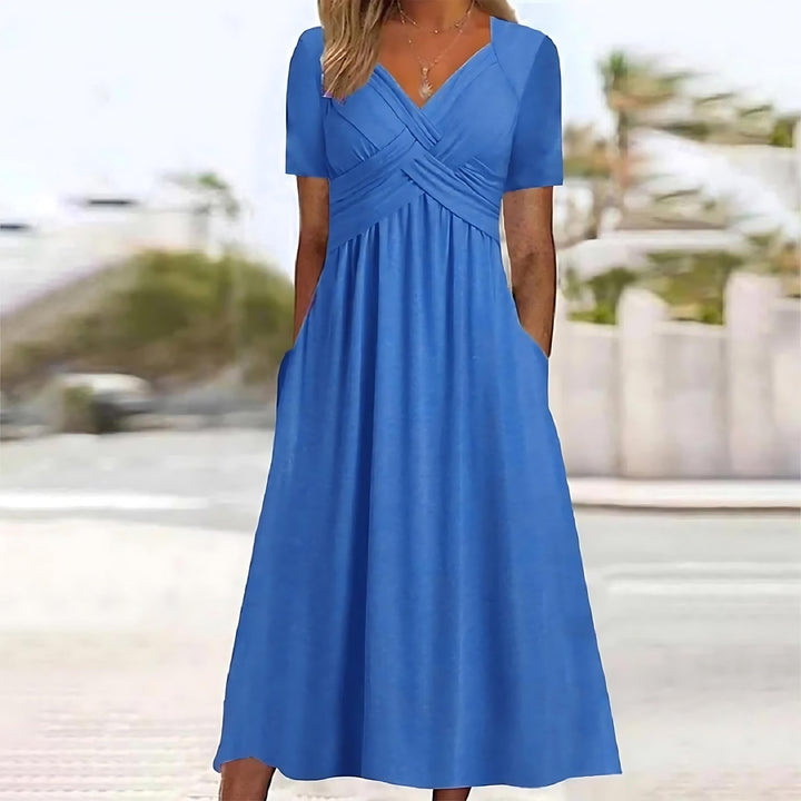 Sabrina | Empire-Waist Midi Dress