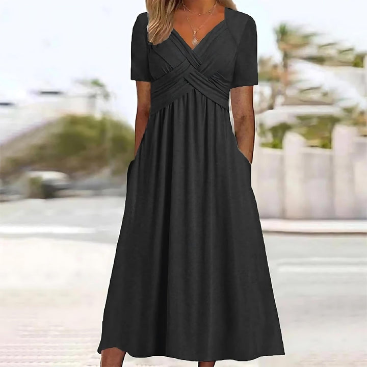 Sabrina | Empire-Waist Midi Dress