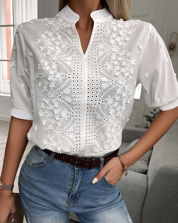 Mabel | Elegant Drape Blouse