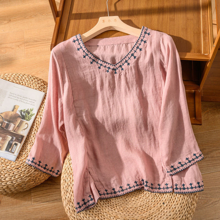Charlotte | Feminine Pintuck Blouse