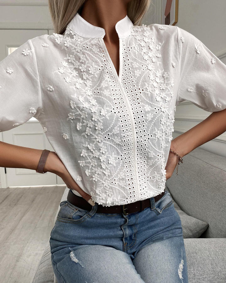 Mabel | Elegant Drape Blouse