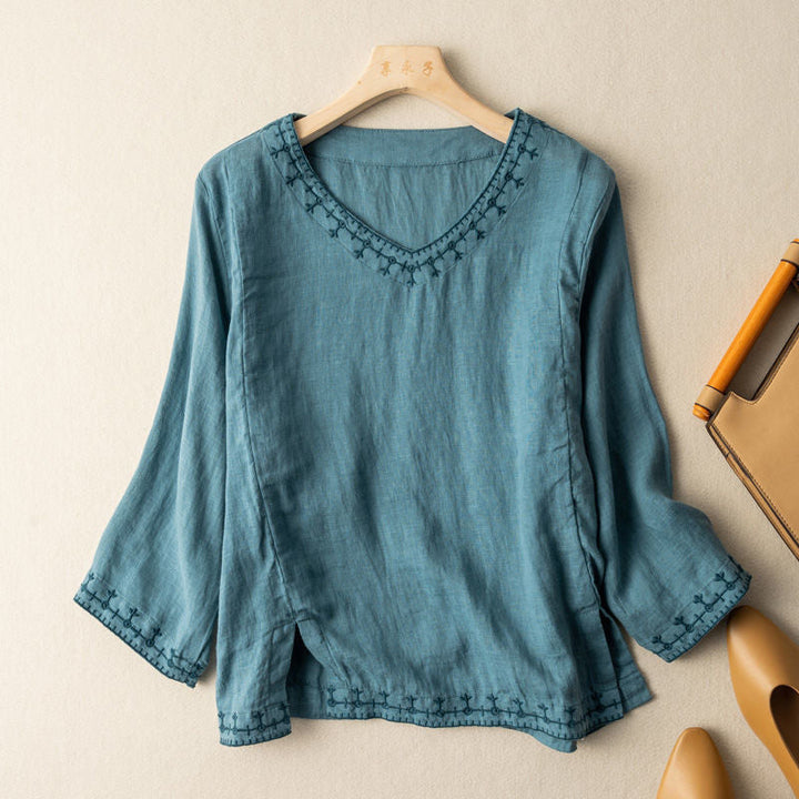 Charlotte | Feminine Pintuck Blouse