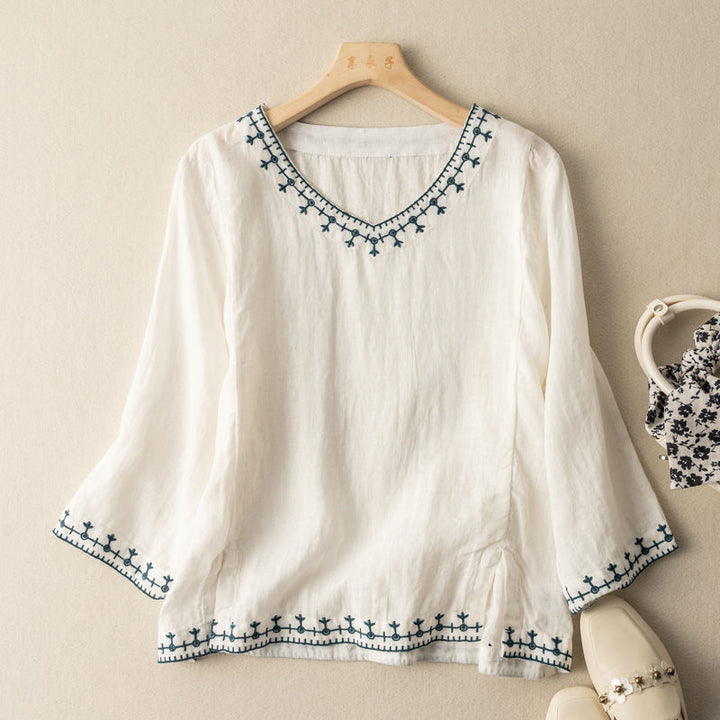 Charlotte | Feminine Pintuck Blouse