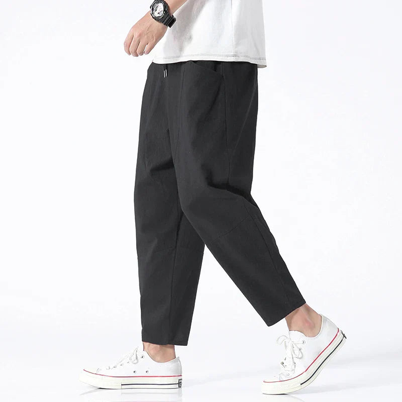 Raymond | Relaxed Fit Linen Trousers