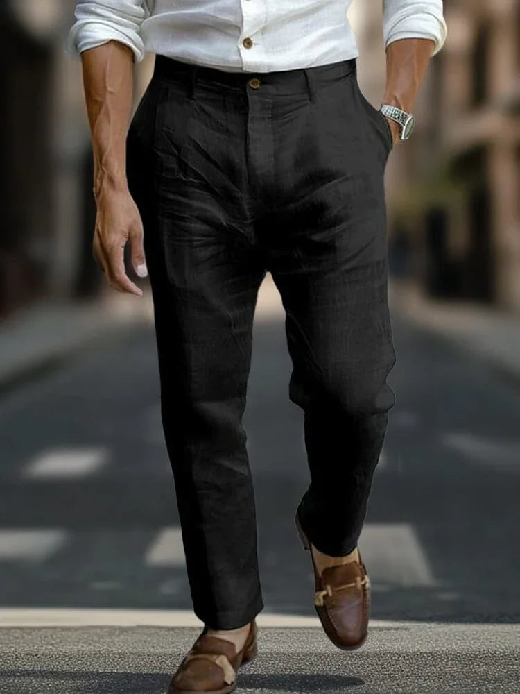 Edmund | Tailored Linen Trousers