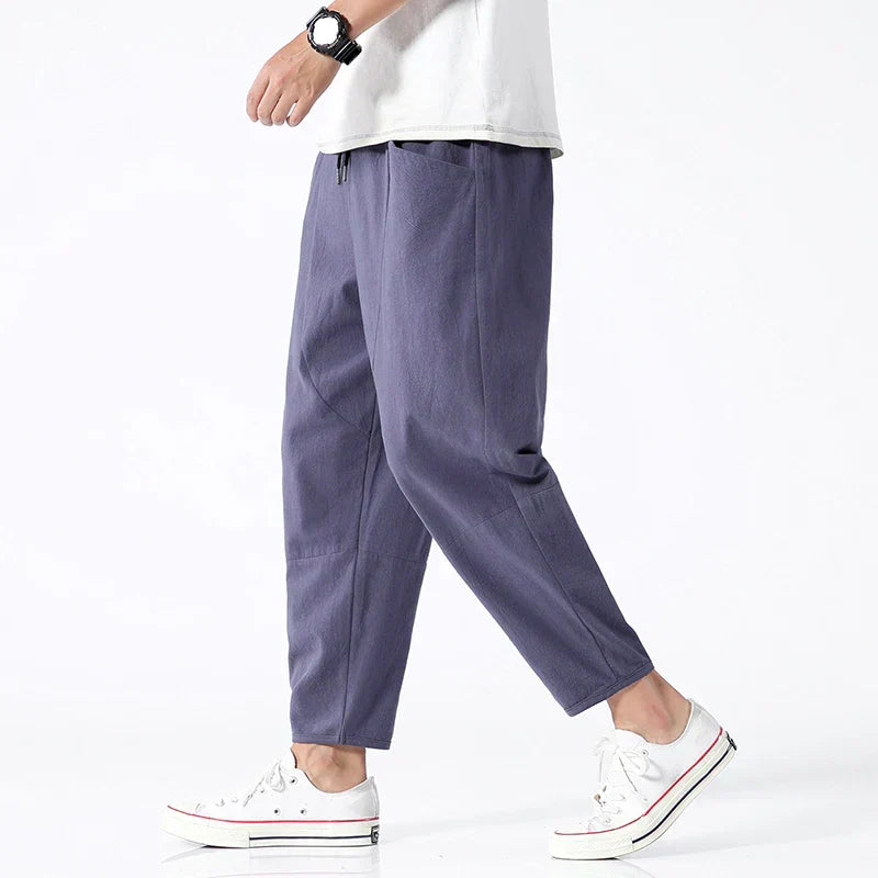 Raymond | Relaxed Fit Linen Trousers