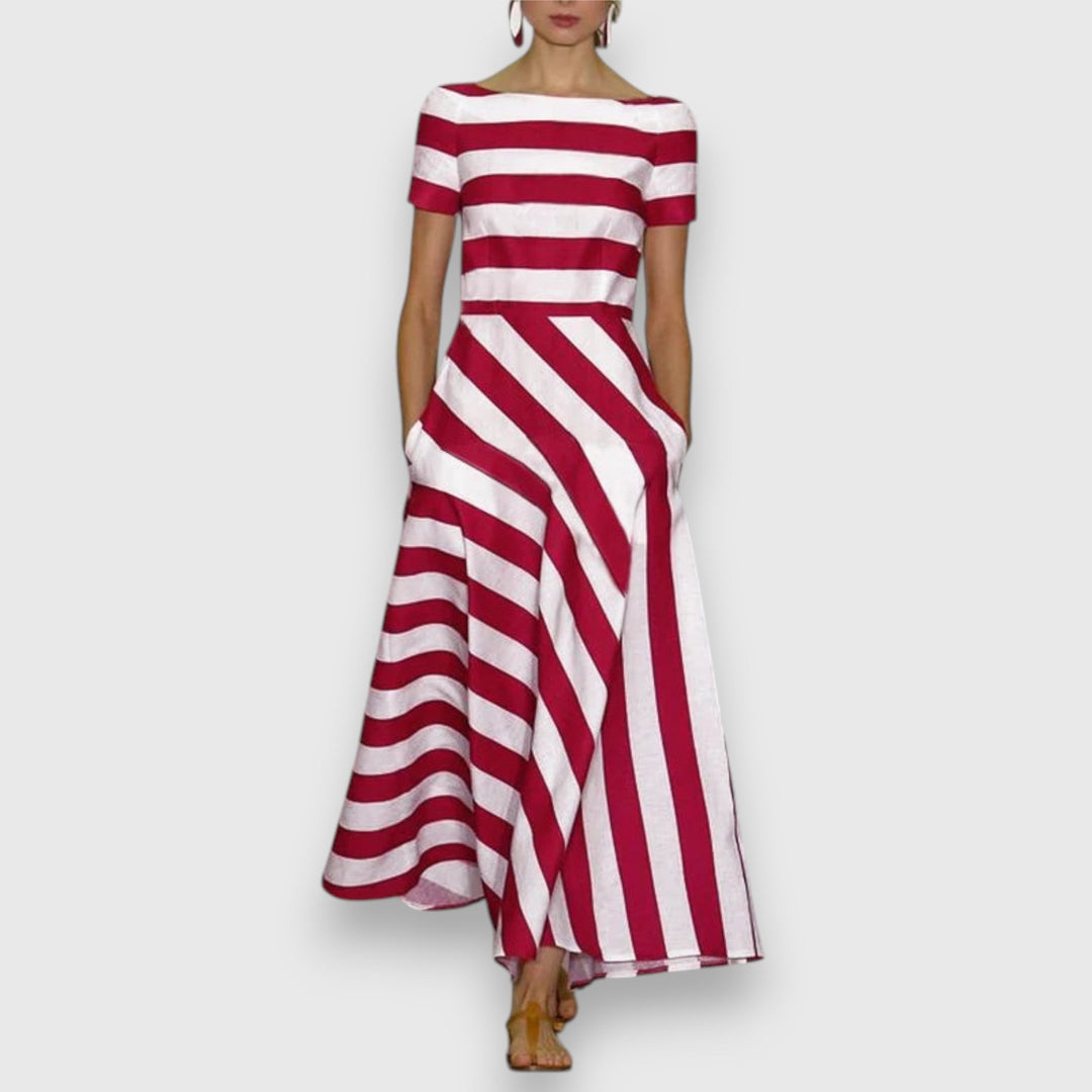 Diana | Striped Maxi Dress