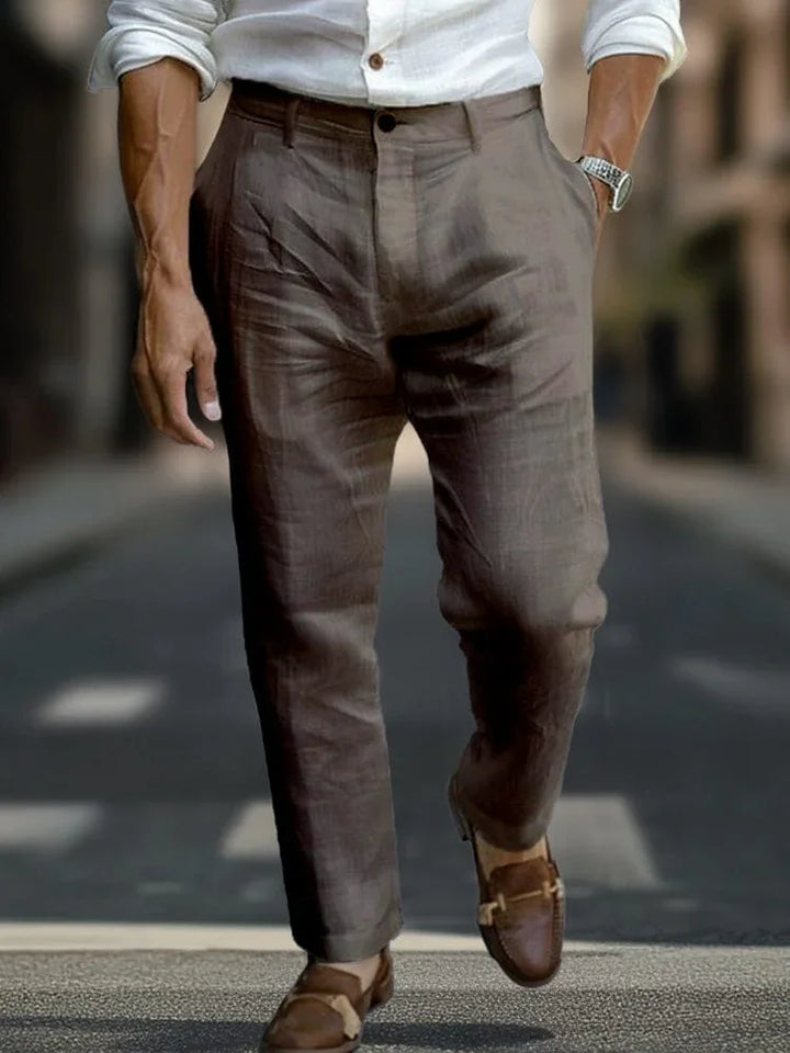 Edmund | Tailored Linen Trousers