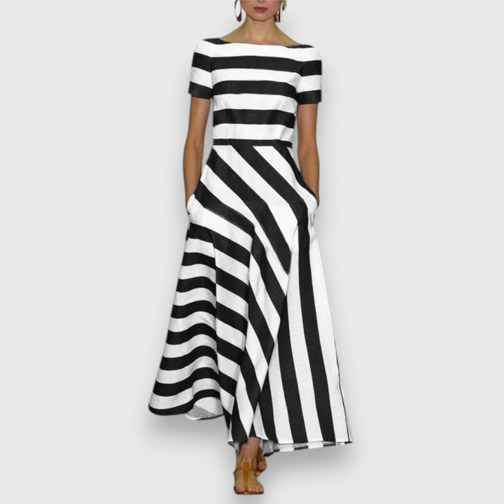 Diana | Striped Maxi Dress