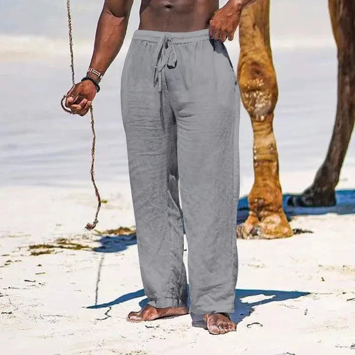Malcolm | Drawstring Linen Trousers
