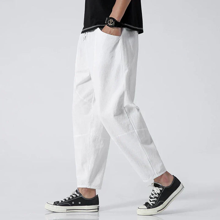 Raymond | Relaxed Fit Linen Trousers