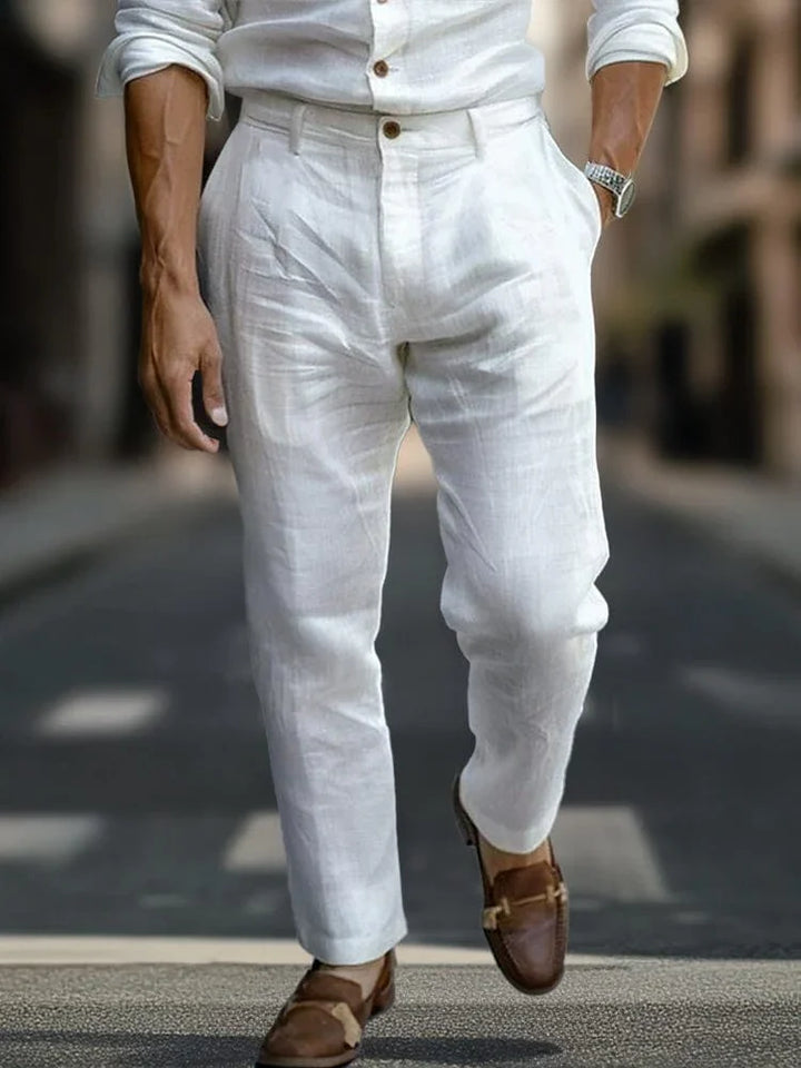Edmund | Tailored Linen Trousers
