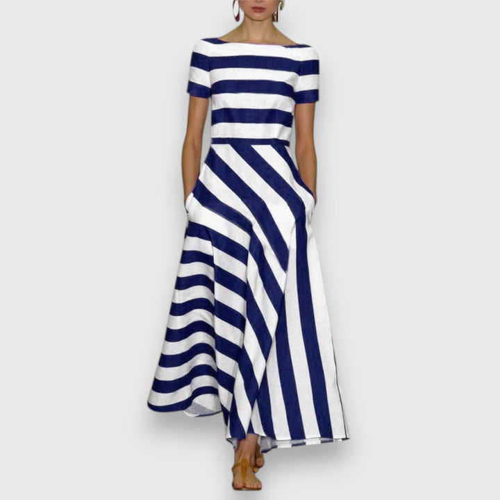Diana | Striped Maxi Dress