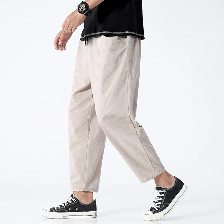 Raymond | Relaxed Fit Linen Trousers