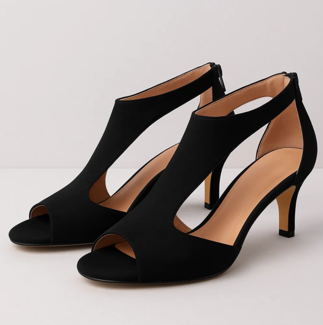 Helen | Cutout Heel Sandals