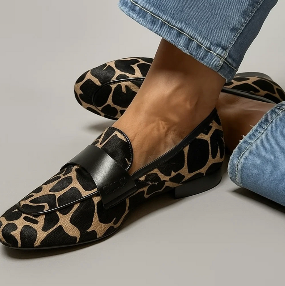 Lorraine | Statement Print Loafers
