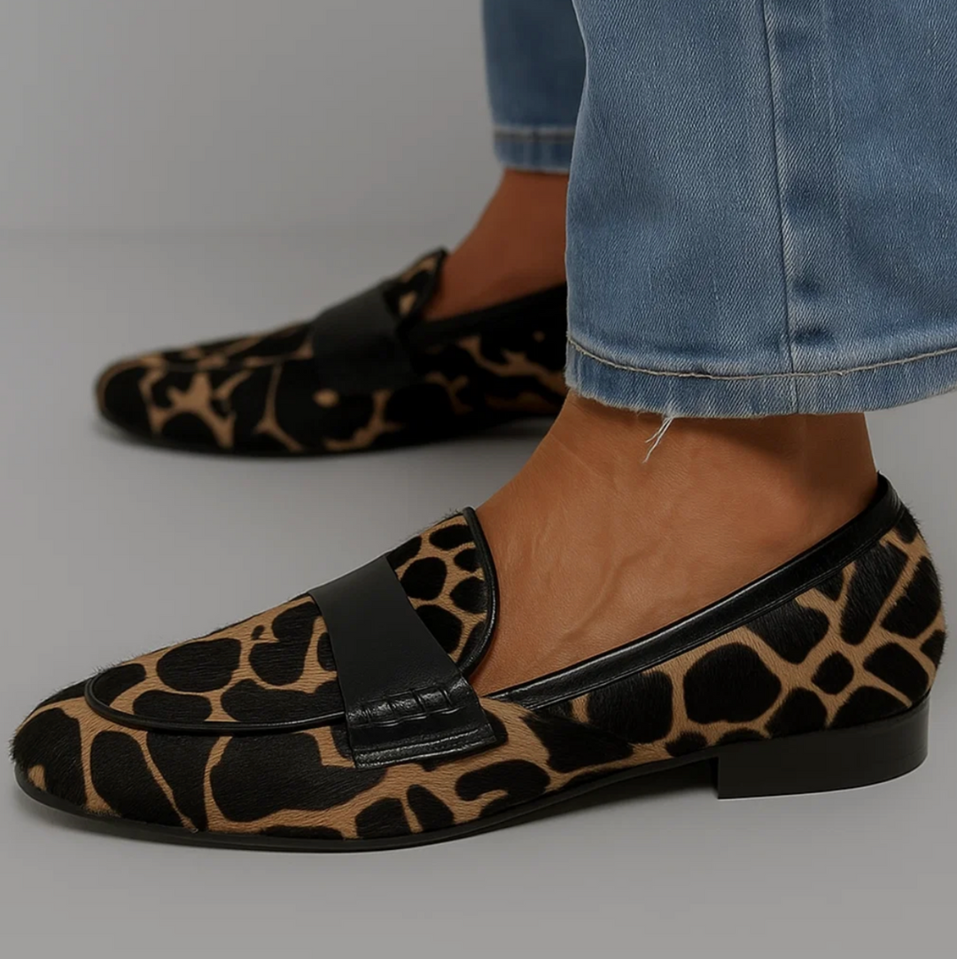 Lorraine | Statement Print Loafers