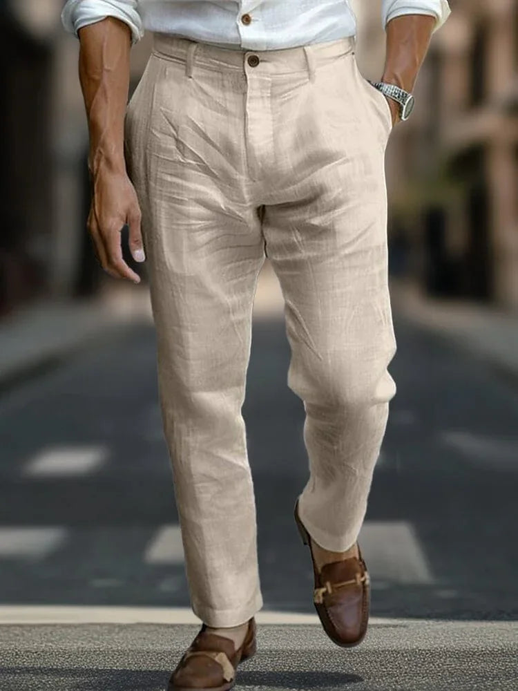 Edmund | Tailored Linen Trousers