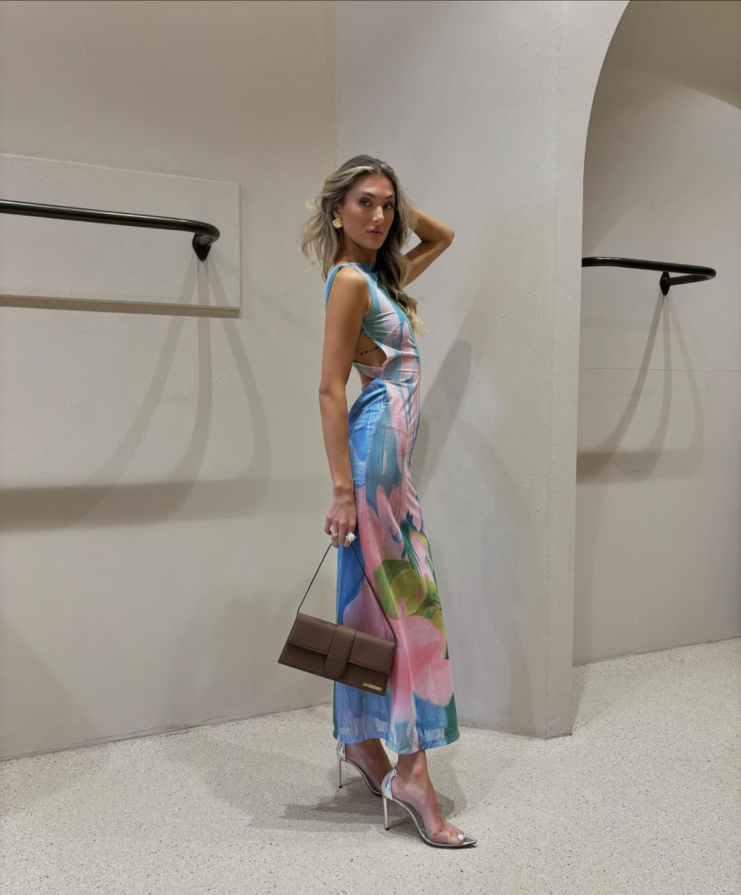 Lana | Backless Tropical Slip Dress