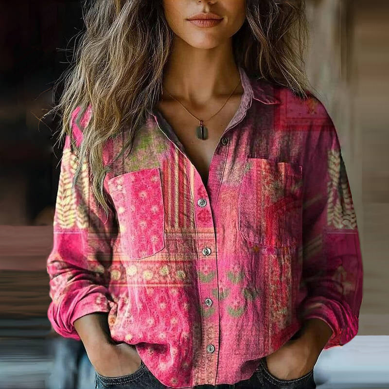 Maya | Boho Button Shirt