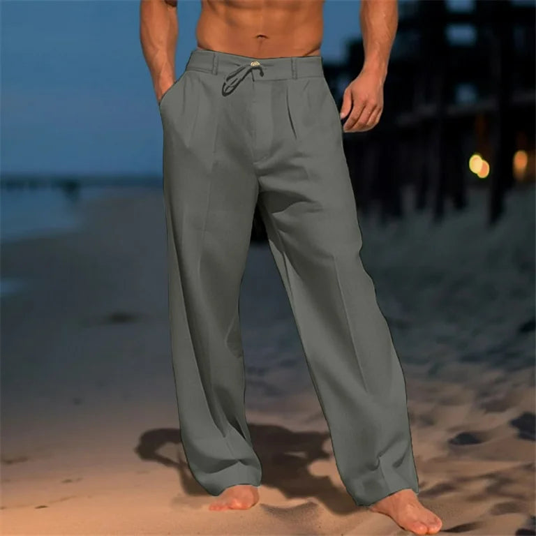 Nathan | Relaxed Cotton Trousers