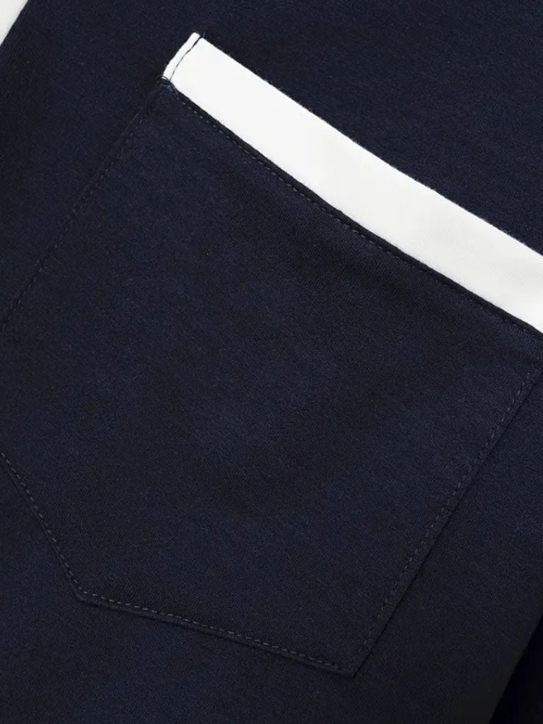 Nigel | Contrast Collar Polo Shirt