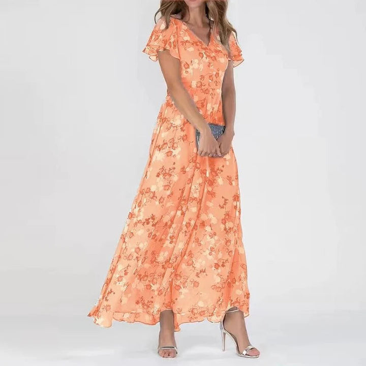 Isla | Flowing Floral Maxi Dress
